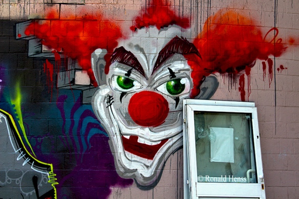 Saarbrücker Graffiti Clown